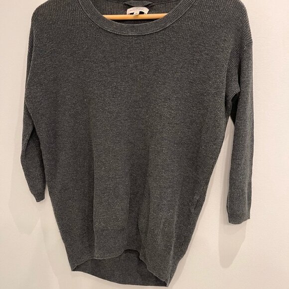 WILFRED Cashmere and silk gray long sleeve crew neck top size xs - Picture 3 of 4